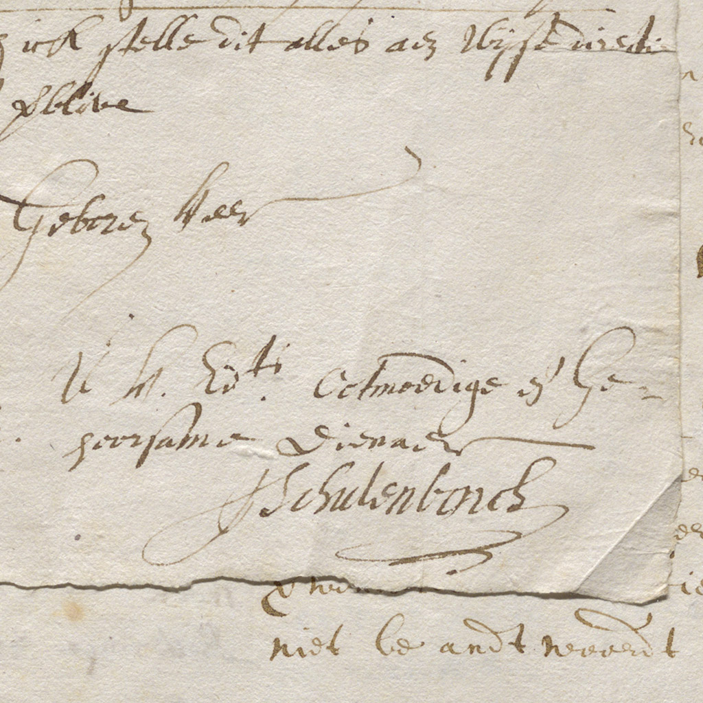 Hoe ontcijfer ik het handschrift van Johan Schulenborch?